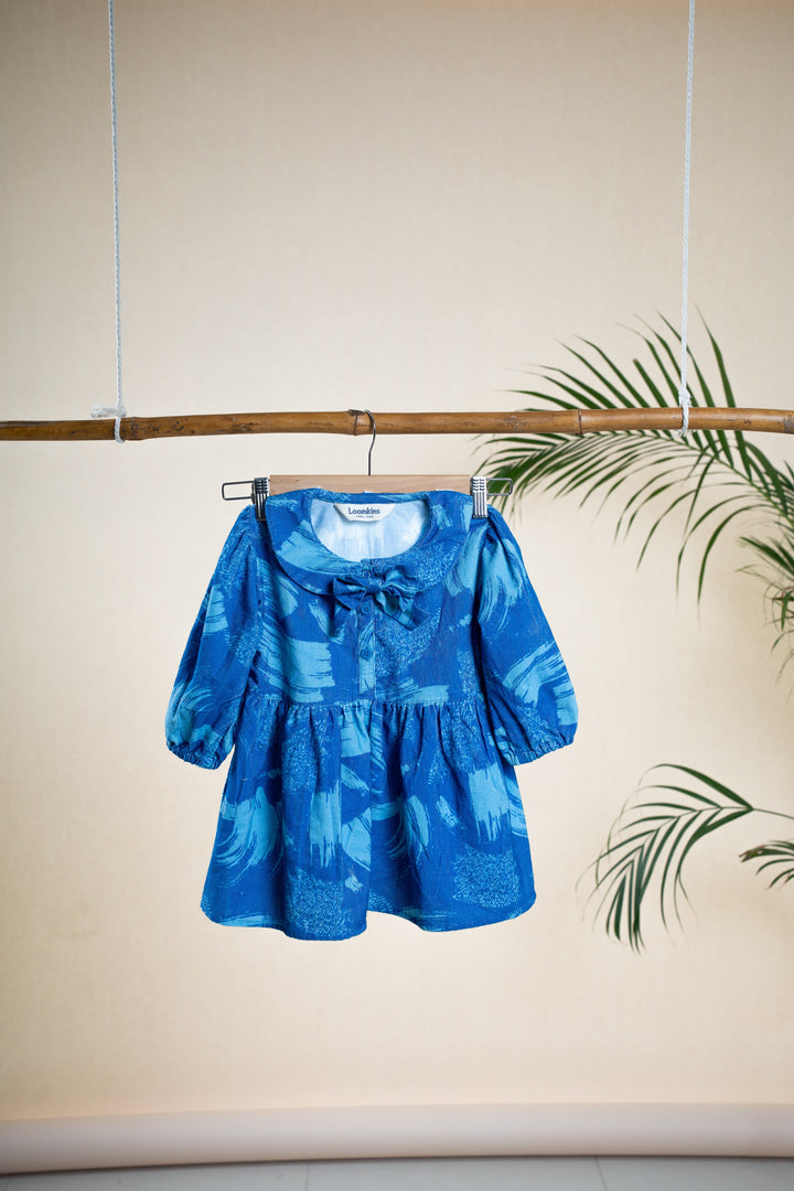 Blue Strokes Dress