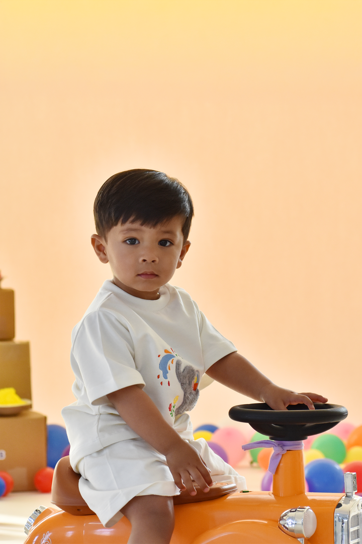 Holi Splash of Joy - Elephant Snuggle Set (Toy & Sack Bag included)