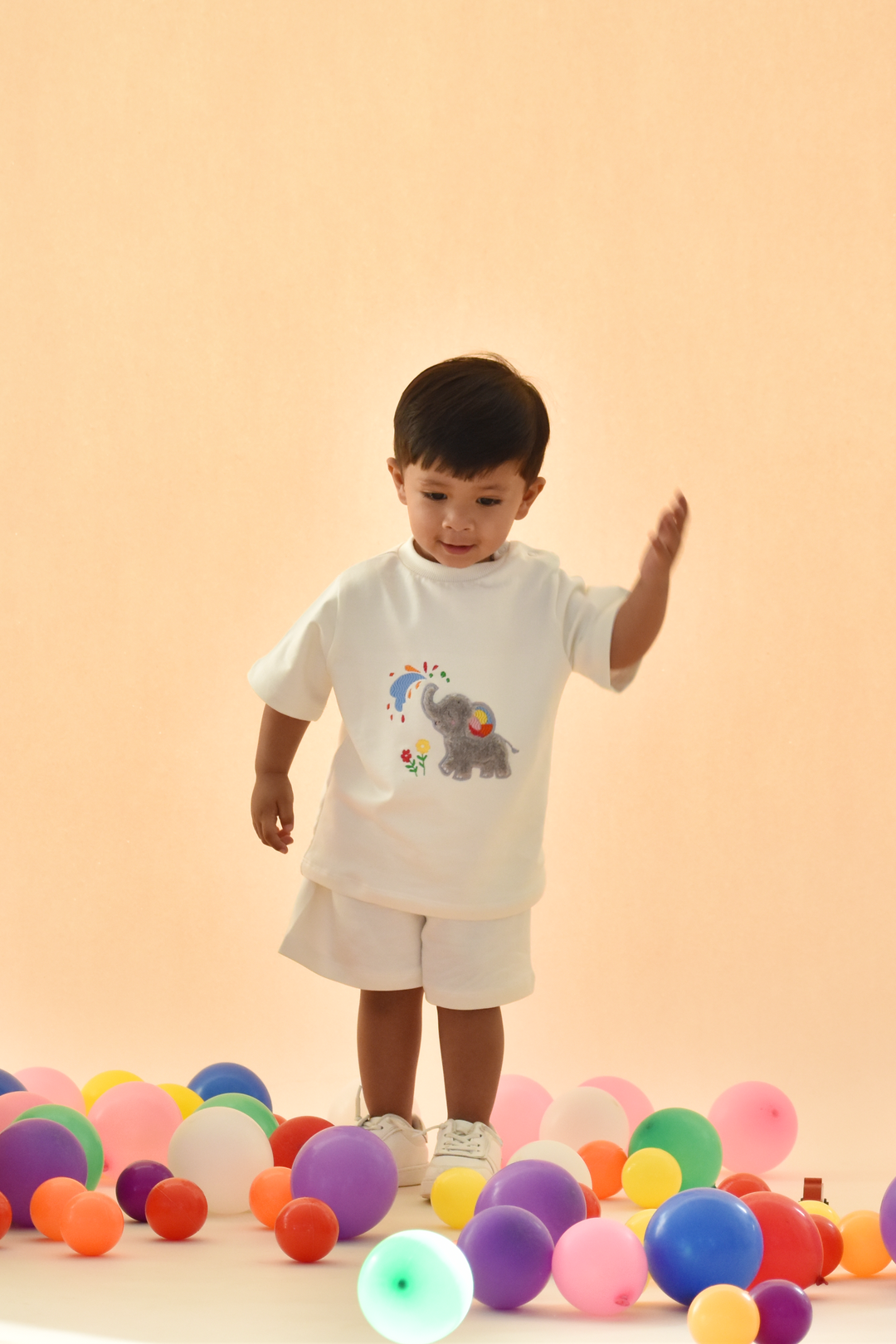 Holi Splash of Joy - Elephant Snuggle Set (Toy & Sack Bag included)