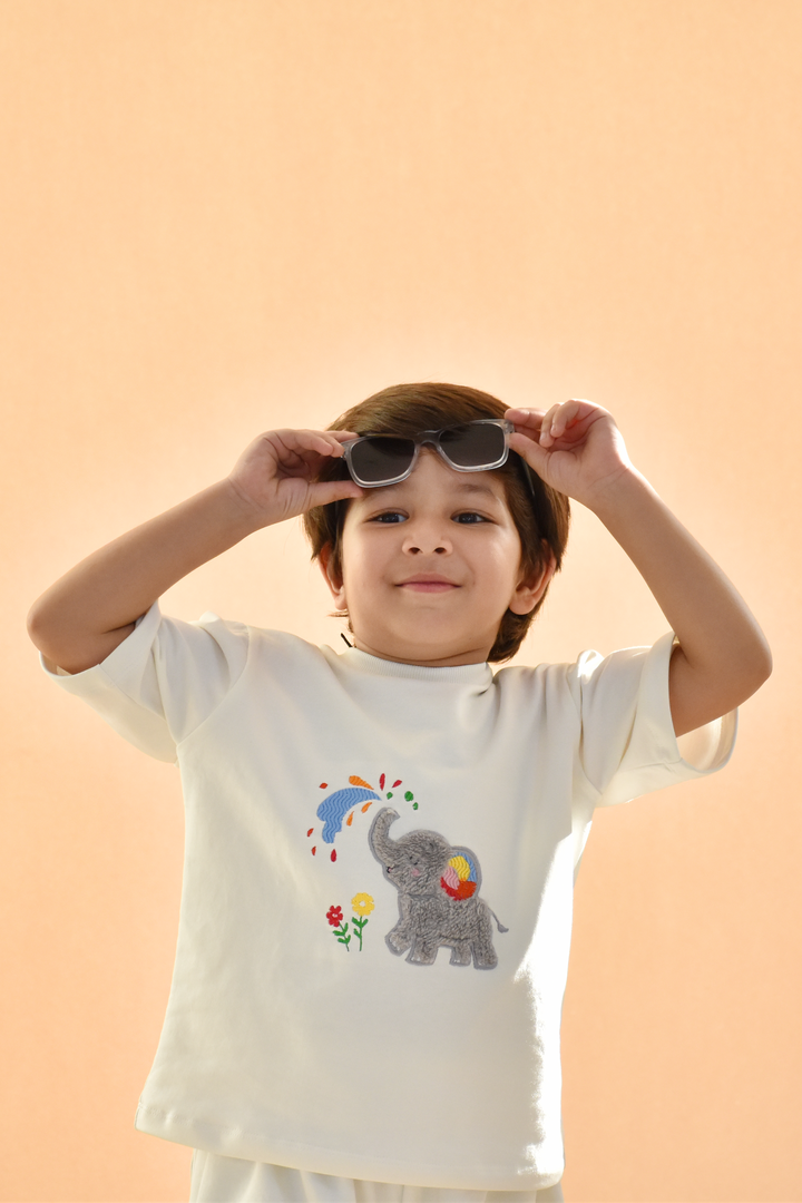 Holi Splash of Joy - Elephant Snuggle Set (Toy & Sack Bag included)