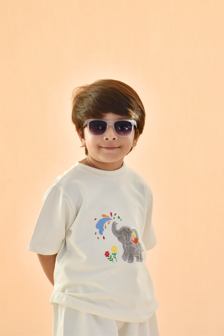 Holi Splash of Joy - Elephant Snuggle Set (Toy & Sack Bag included)