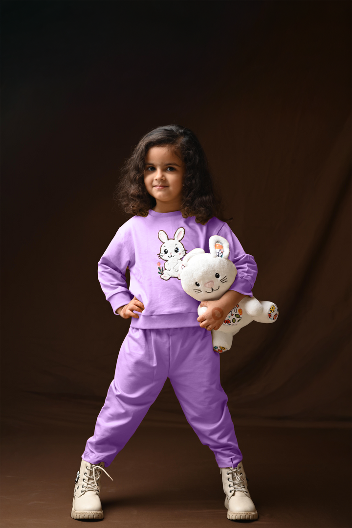 Bunny Hop Rabbit Snuggle Set - Lavender (Toy included)