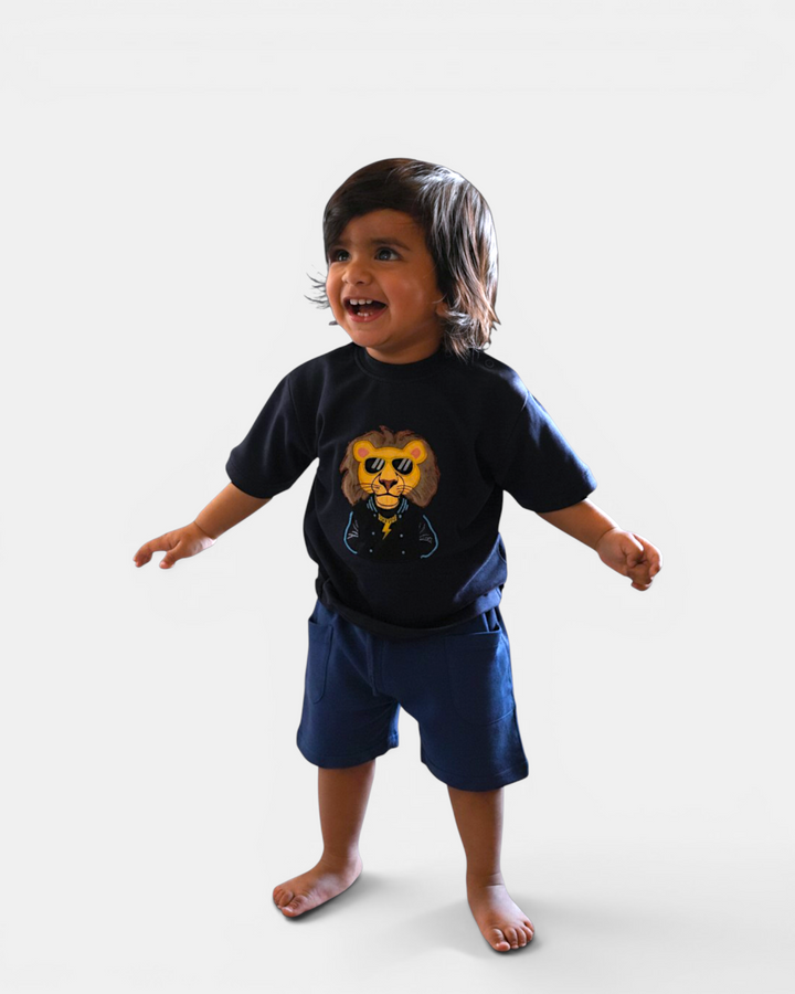 🦁 Lumo the Lion - Navy