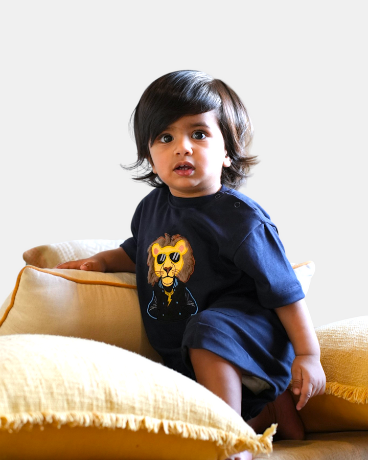 🦁 Lumo the Lion - Navy