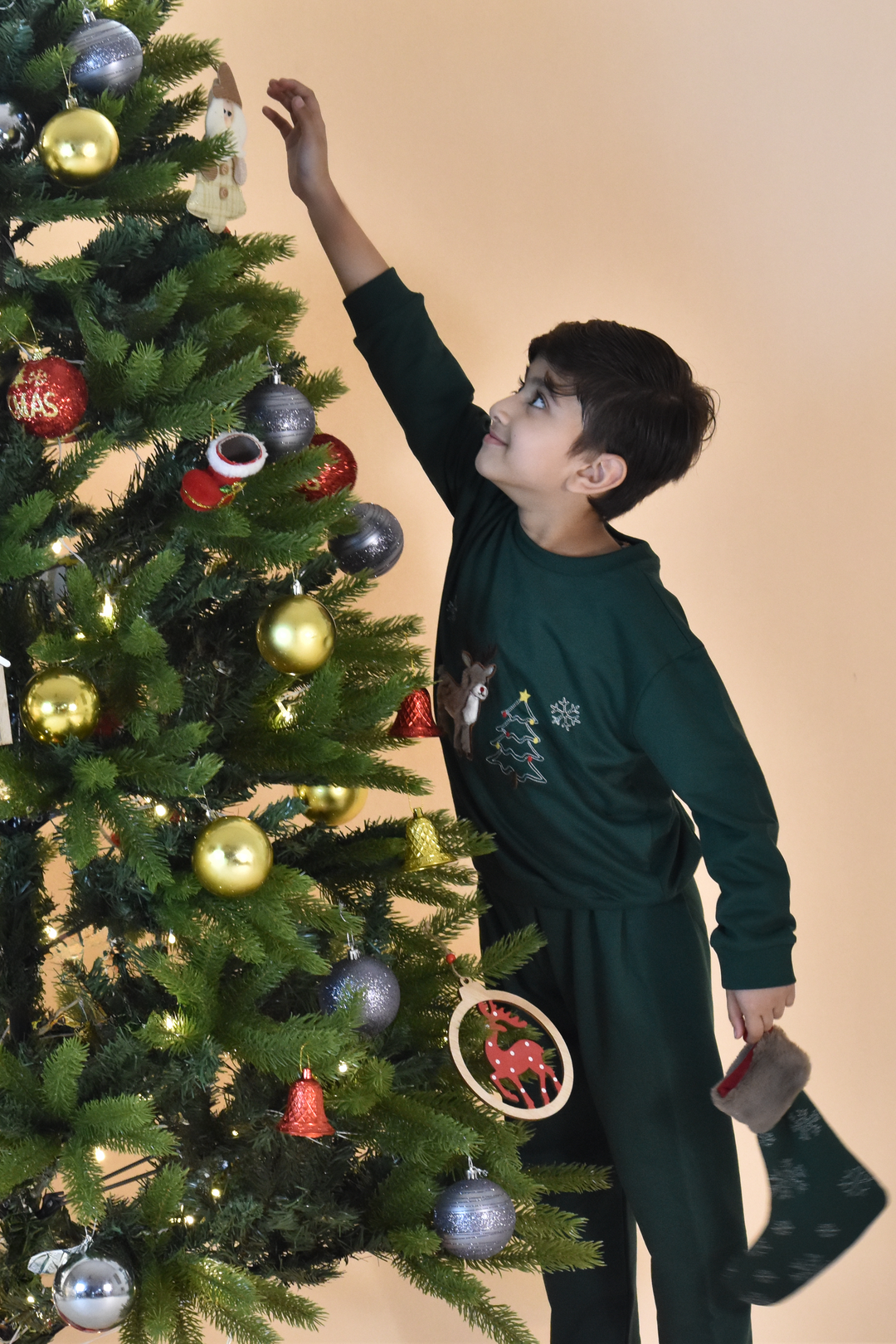 Christmas Rudolph Reindeer Snuggle Set (Toy & Christmas Stocking included)