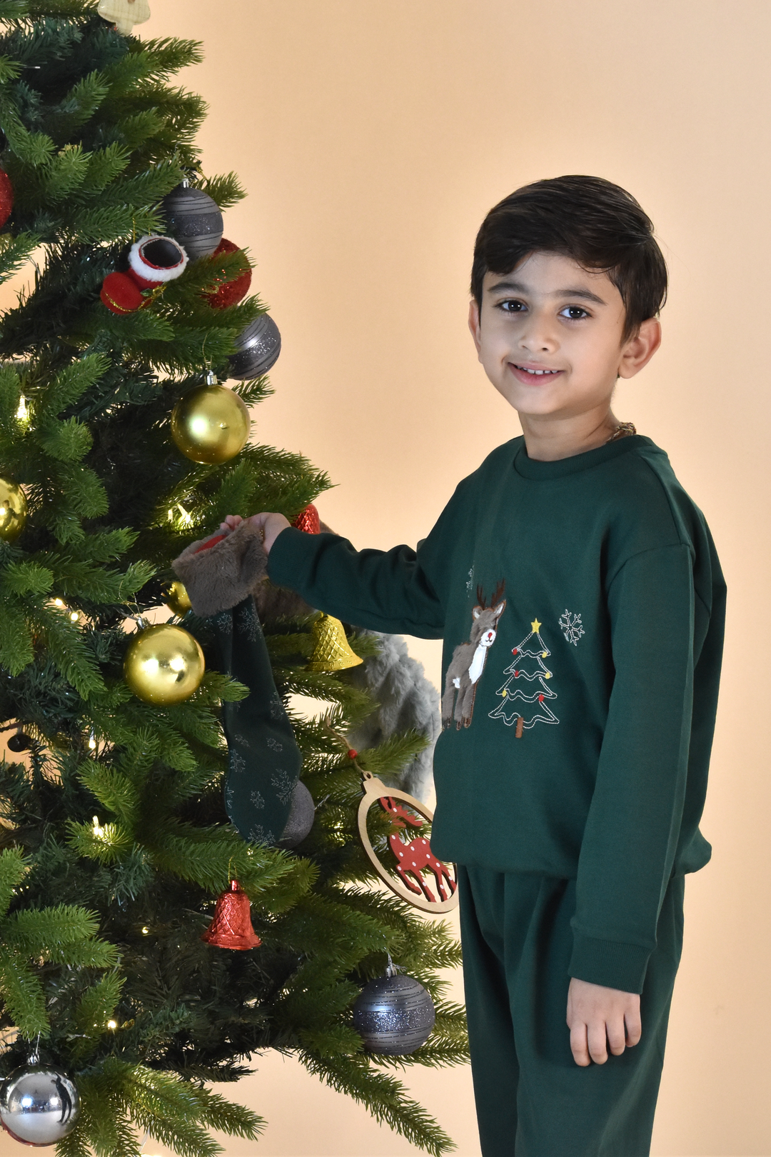 Christmas Rudolph Reindeer Snuggle Set (Toy & Christmas Stocking included)