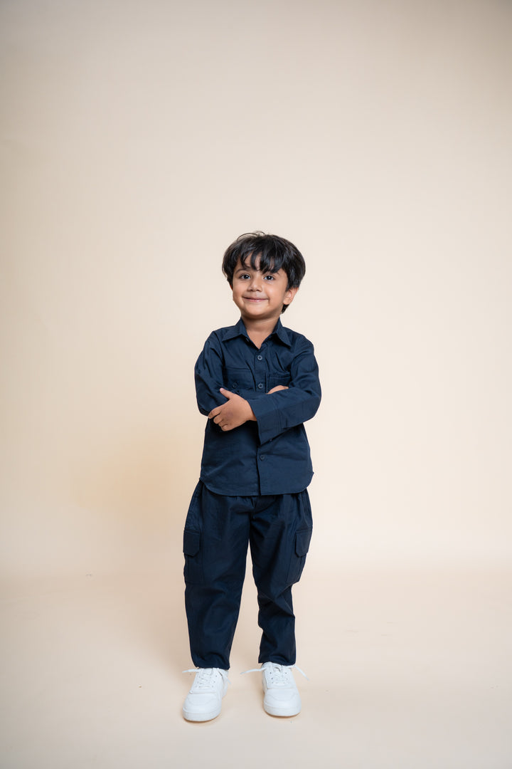 Explorer Cargo Shirt - Navy