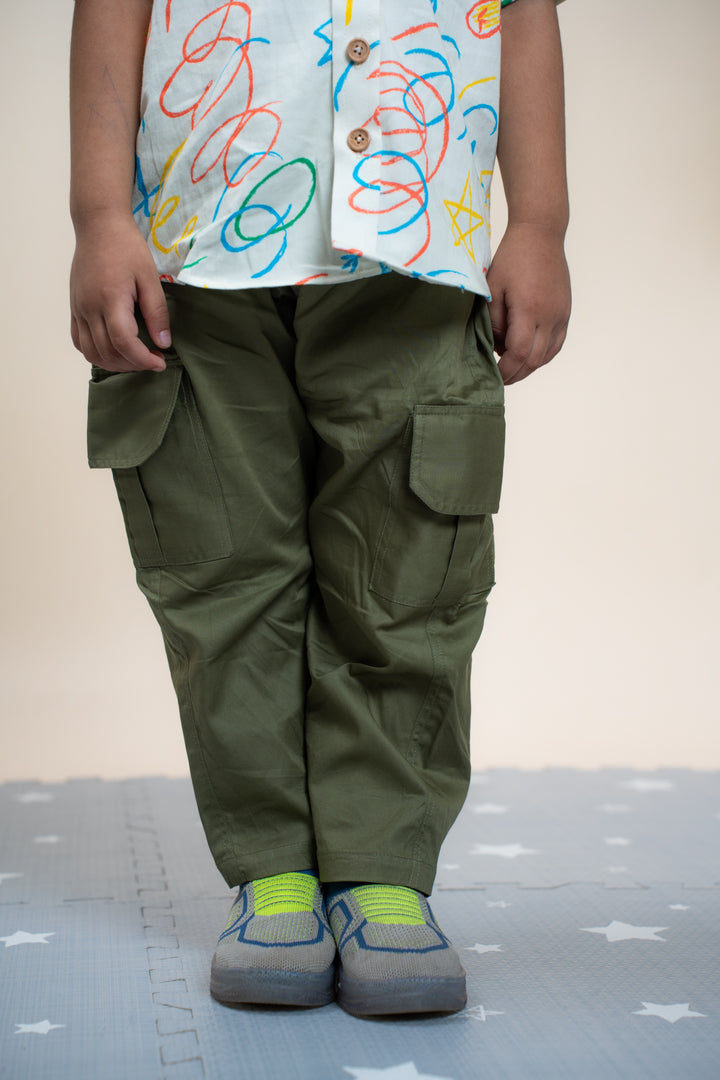 Explorer Cargo Pants - Olive Green