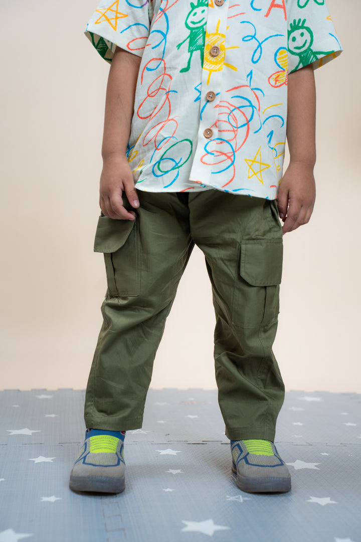 Explorer Cargo Pants - Olive Green