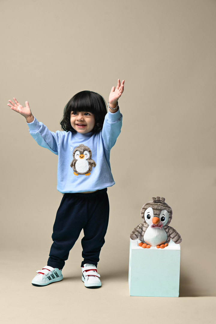 Frosty Hugs Penguin Snuggle Set (Toy included)