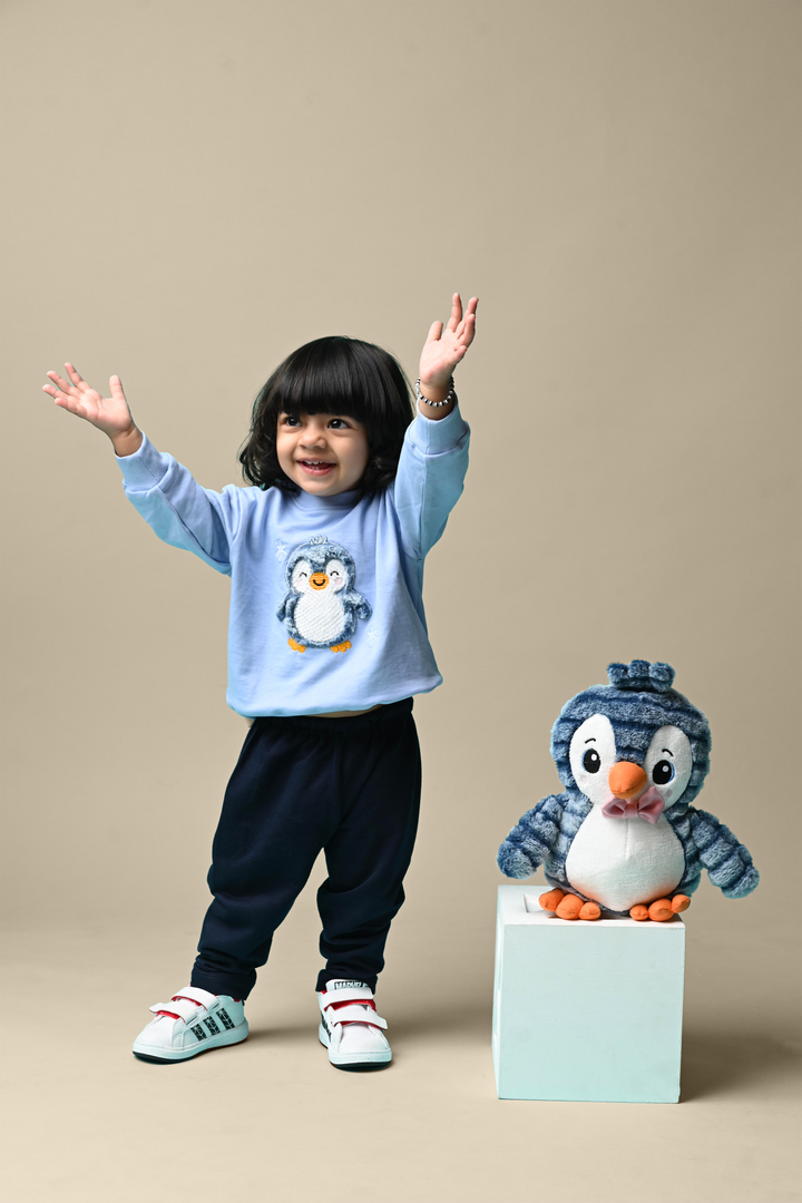 Frosty Hugs Penguin Snuggle Set (Toy included)