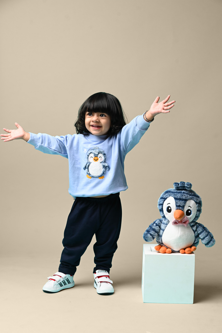 Frosty Hugs Penguin Snuggle Set (Toy included)