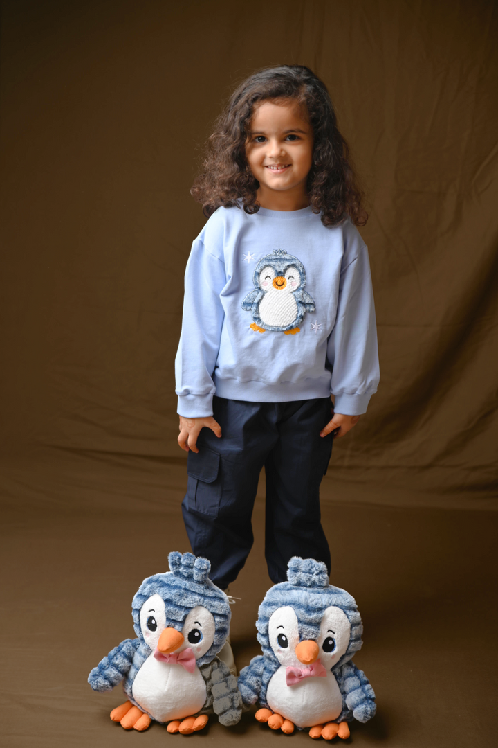 Frosty Hugs Penguin Snuggle Set (Toy included)