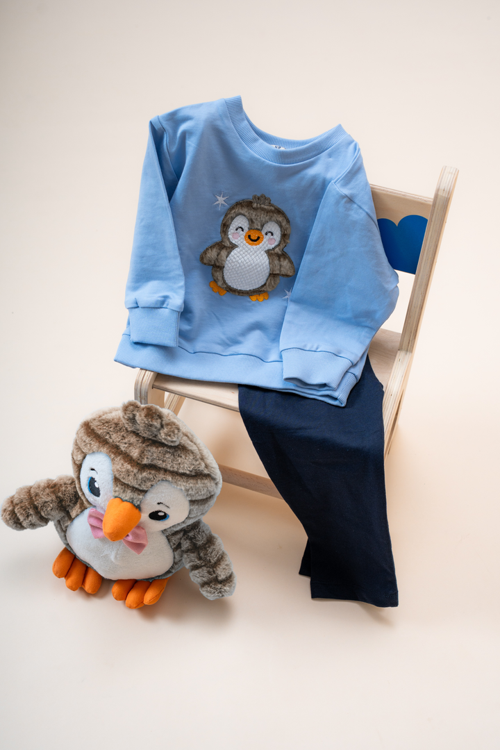 Frosty Hugs Penguin Snuggle Set (Toy included)