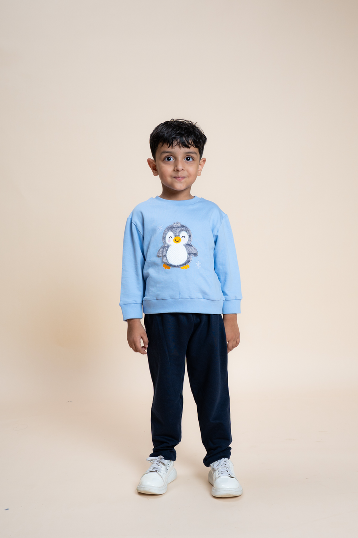 Frosty Hugs Penguin Snuggle Set (Toy included)