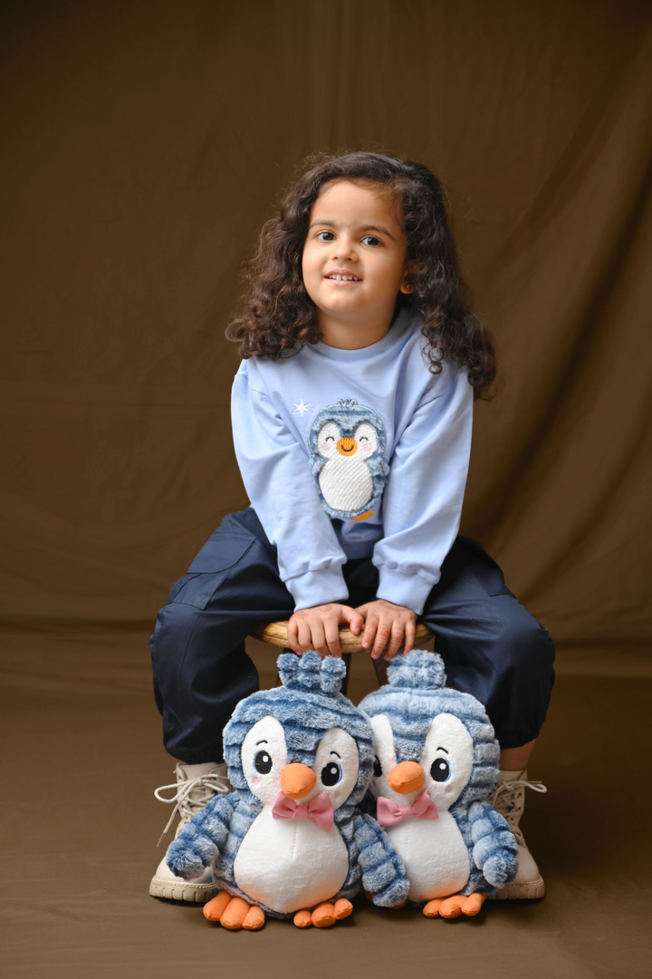 Frosty Hugs Penguin Snuggle Set (Toy included)