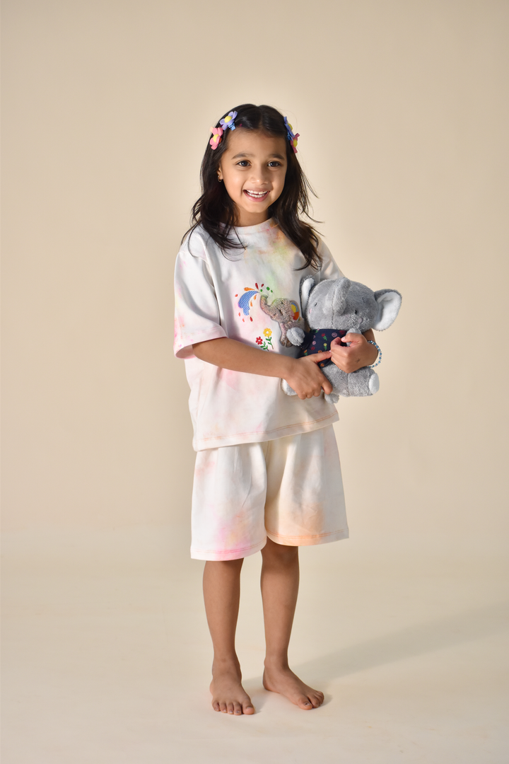 Holi Splash of Joy - Elephant Snuggle Set (Toy & Sack Bag included)