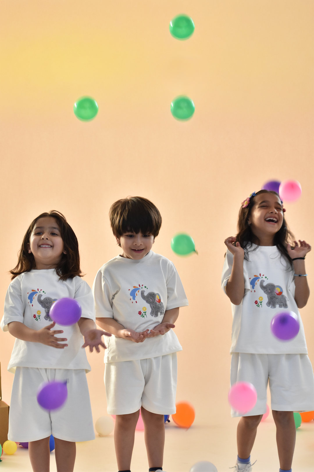 Holi Splash of Joy - Elephant Snuggle Set (Toy & Sack Bag included)