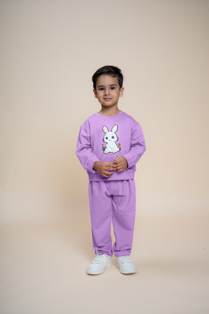 Bunny Hop Rabbit Snuggle Set - Lavender (Toy included)