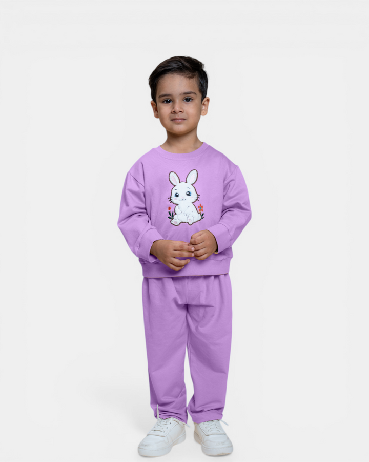Bunny Hop Rabbit Snuggle Set - Lavender