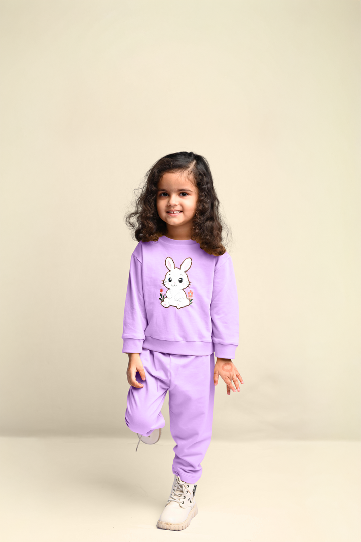 Bunny Hop Rabbit Snuggle Set - Lavender (Toy included)