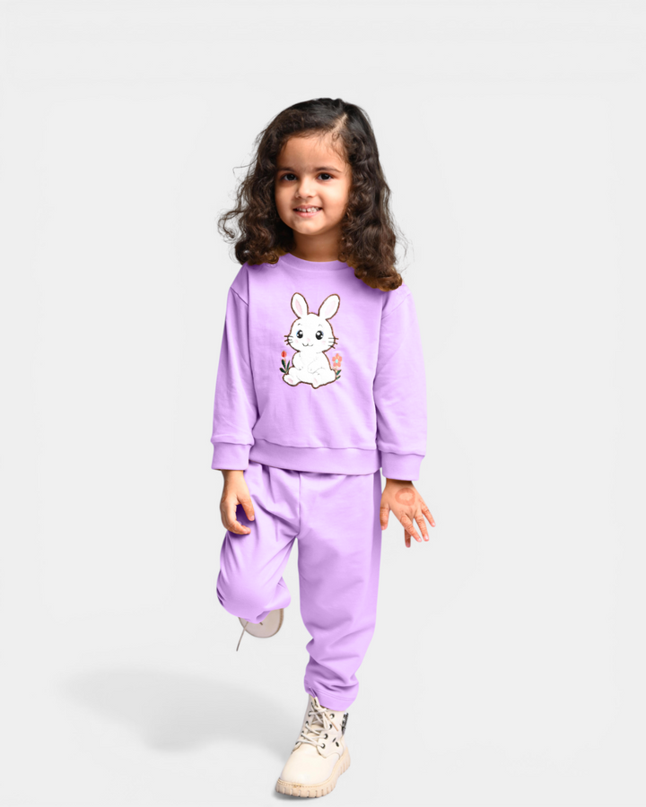 Bunny Hop Rabbit Snuggle Set - Lavender