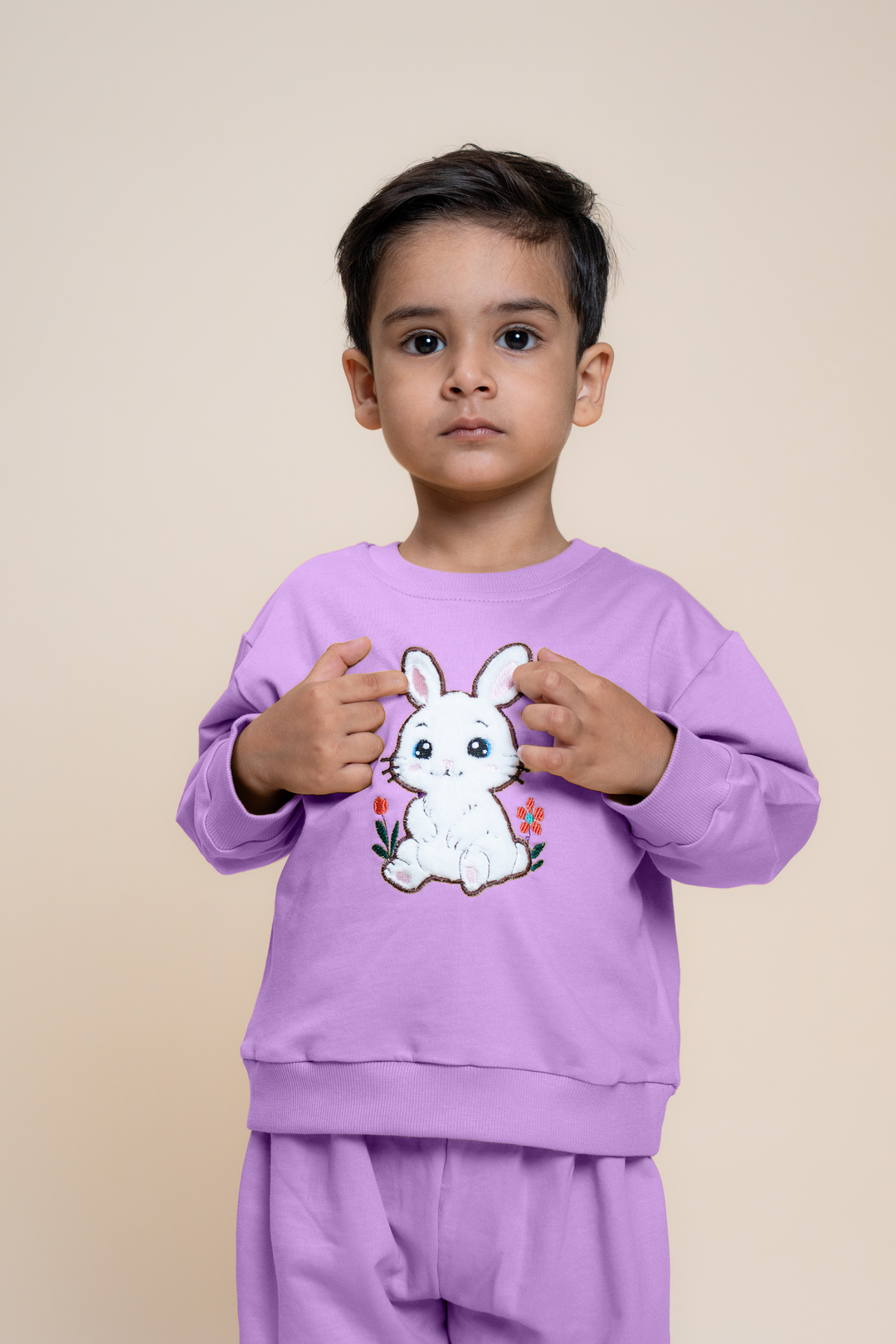 Bunny Hop Rabbit Snuggle Set - Lavender (Toy included)