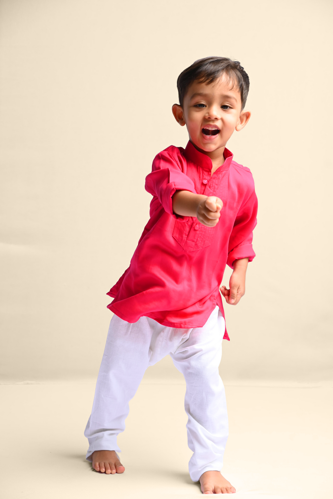 Radiant Fushchia Kurta