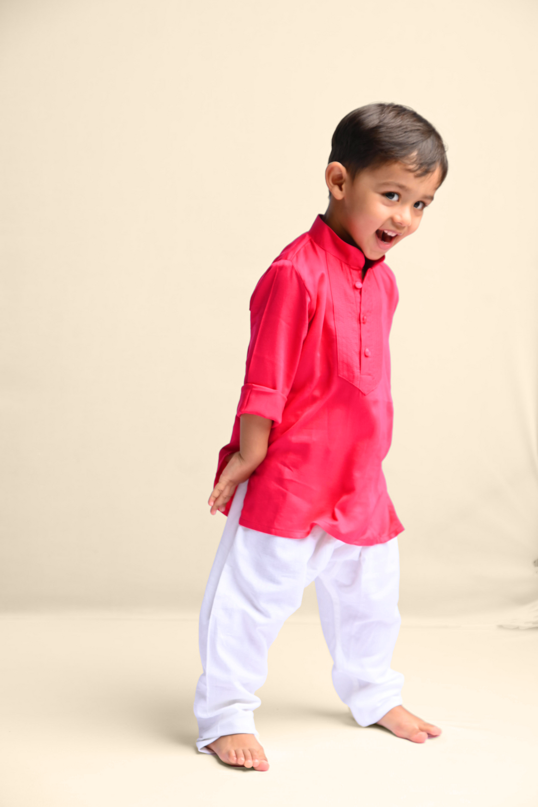 Radiant Fushchia Kurta