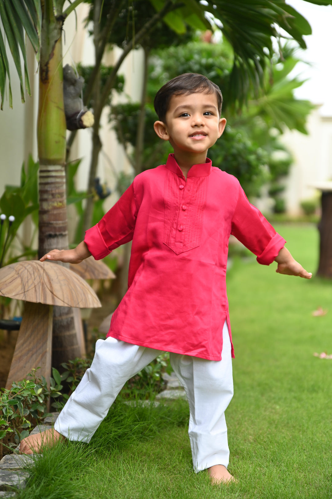 Radiant Fushchia Kurta