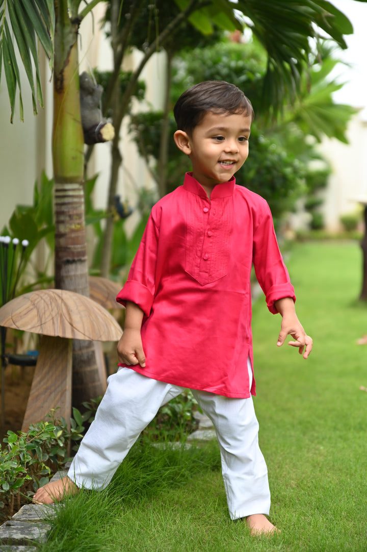 Radiant Fushchia Kurta