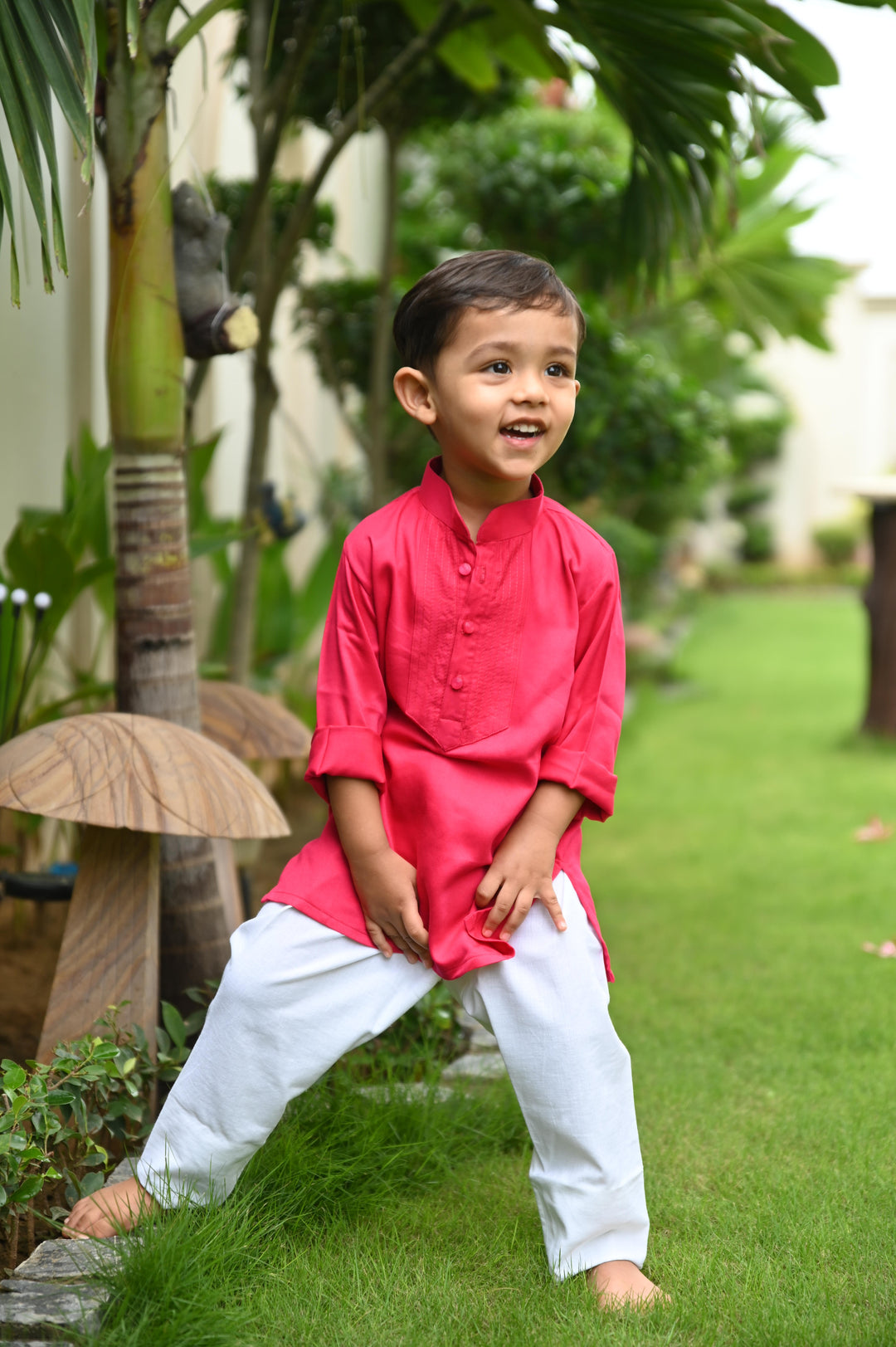 Radiant Fushchia Kurta