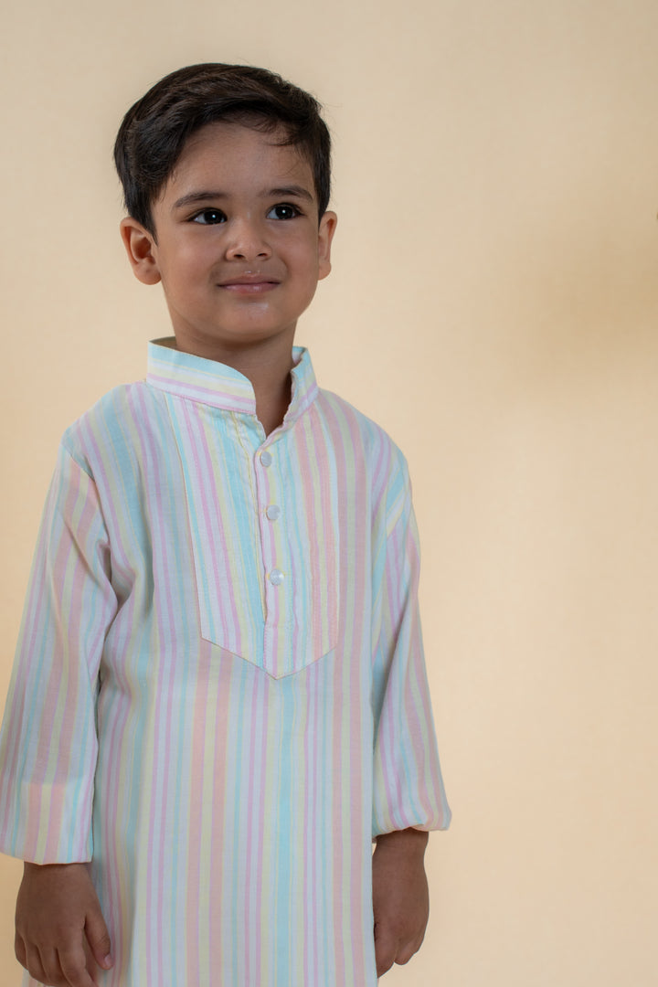 Rainbow Mist Kurta