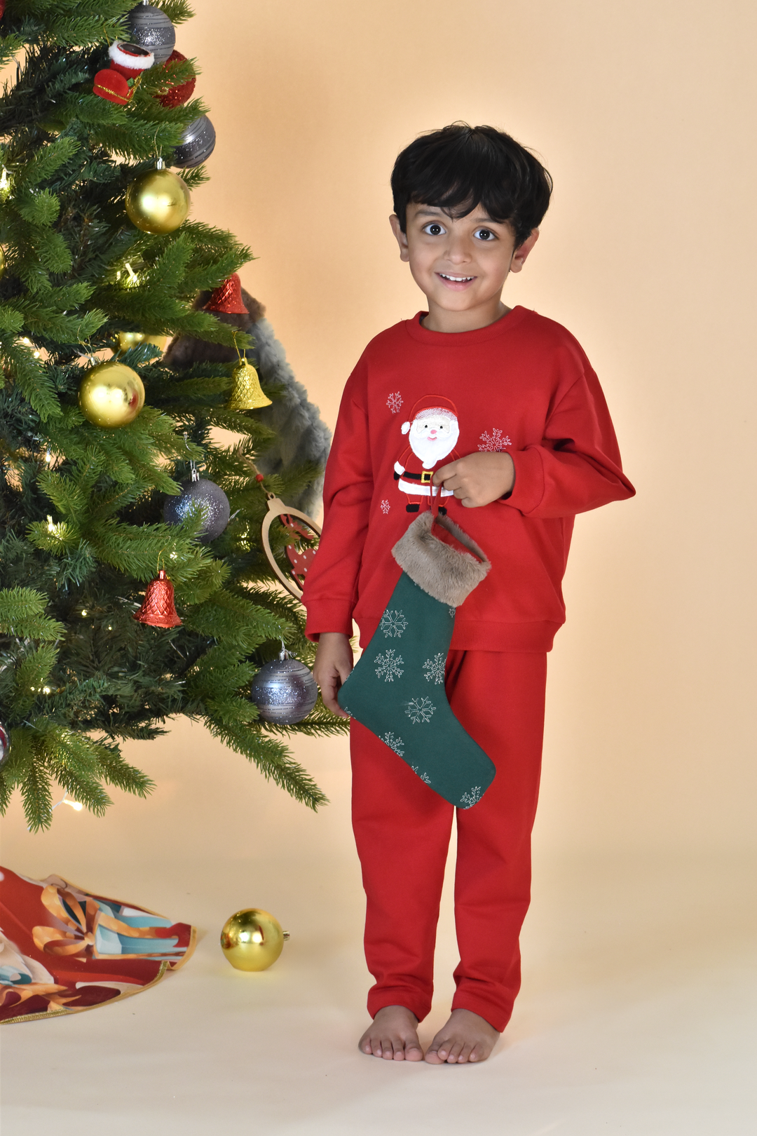 Christmas Santa Snuggle Set (Toy & Christmas Stocking included)