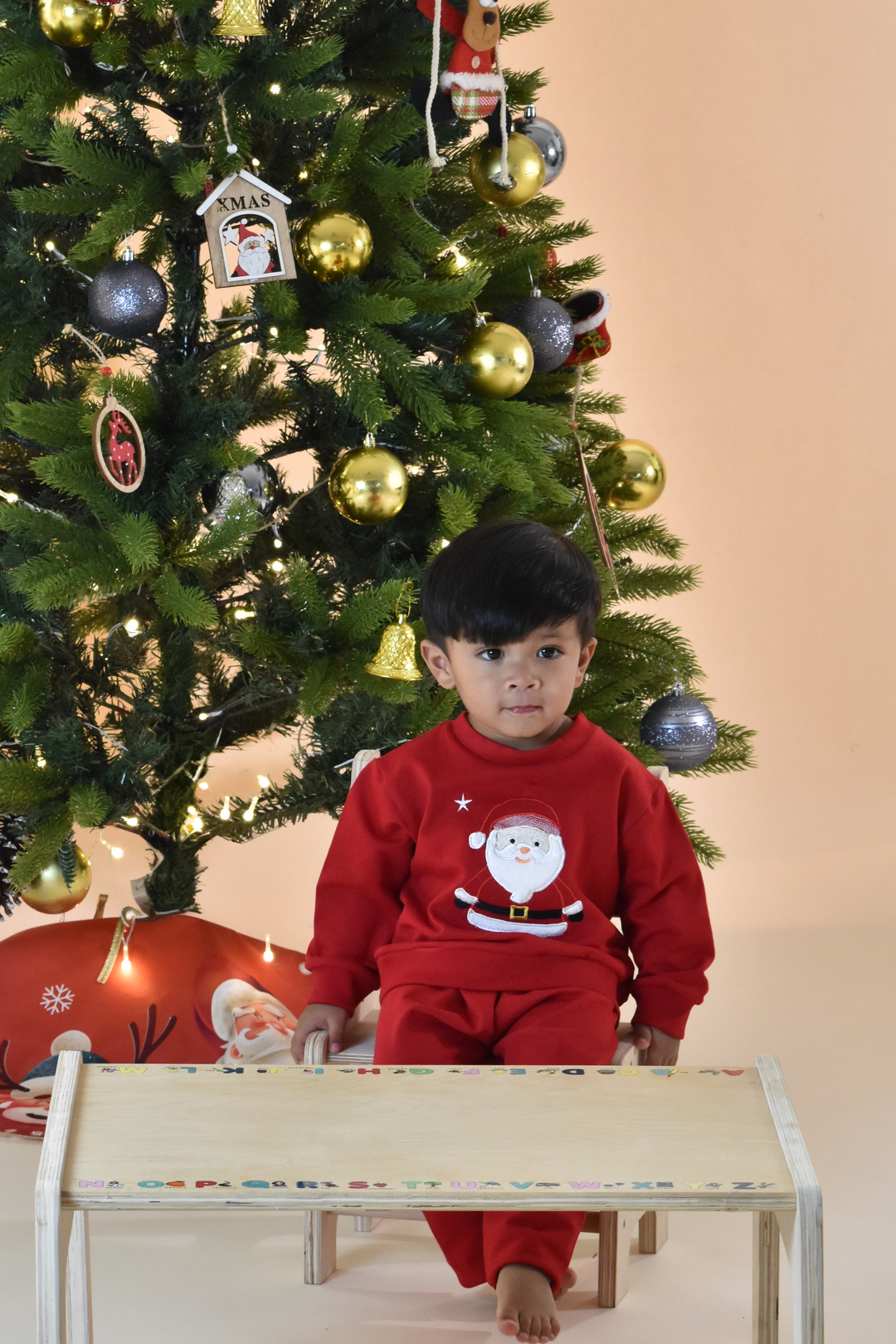 Christmas Santa Snuggle Set (Toy & Christmas Stocking included)