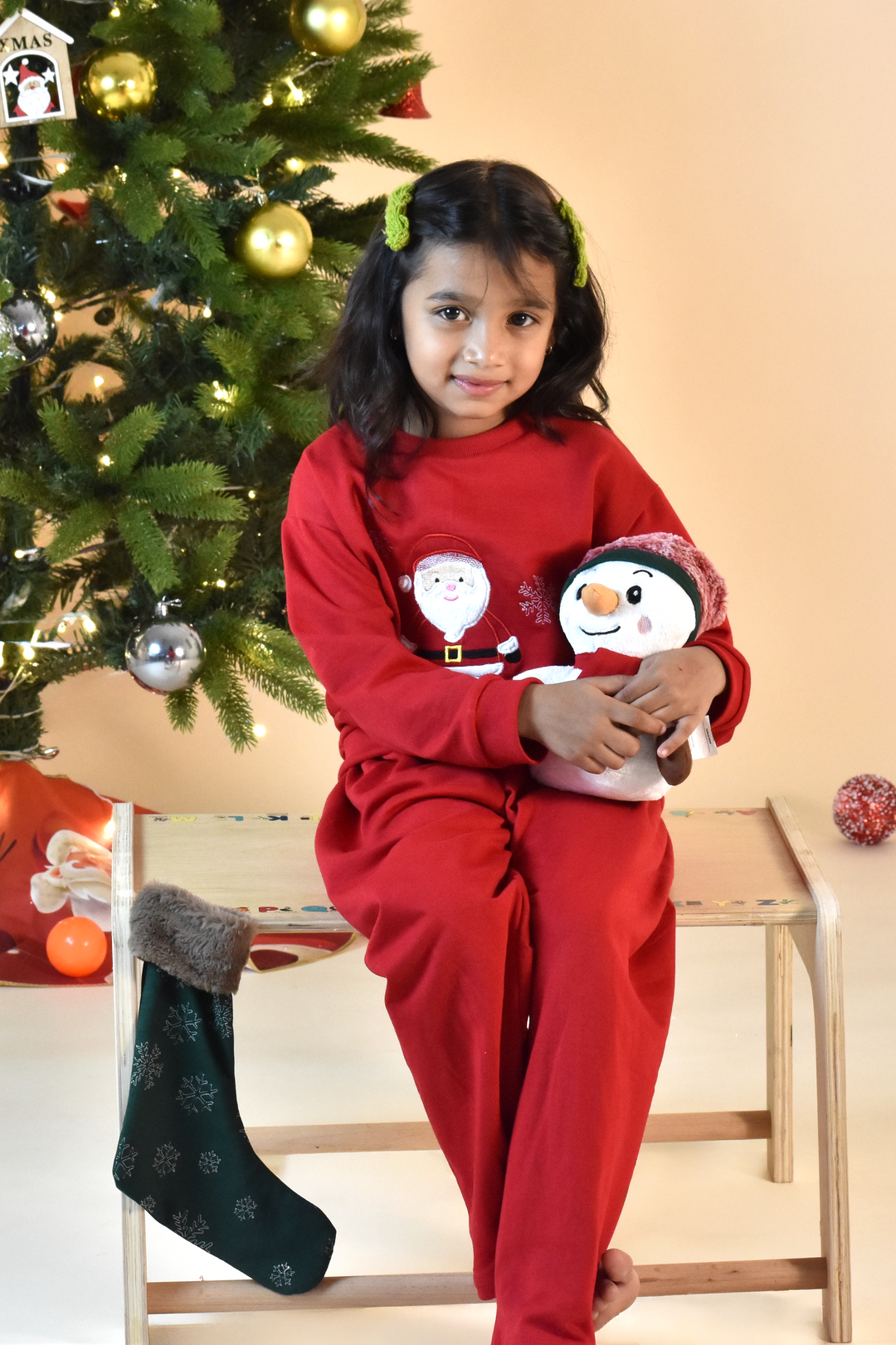 Christmas Santa Snuggle Set (Toy & Christmas Stocking included)