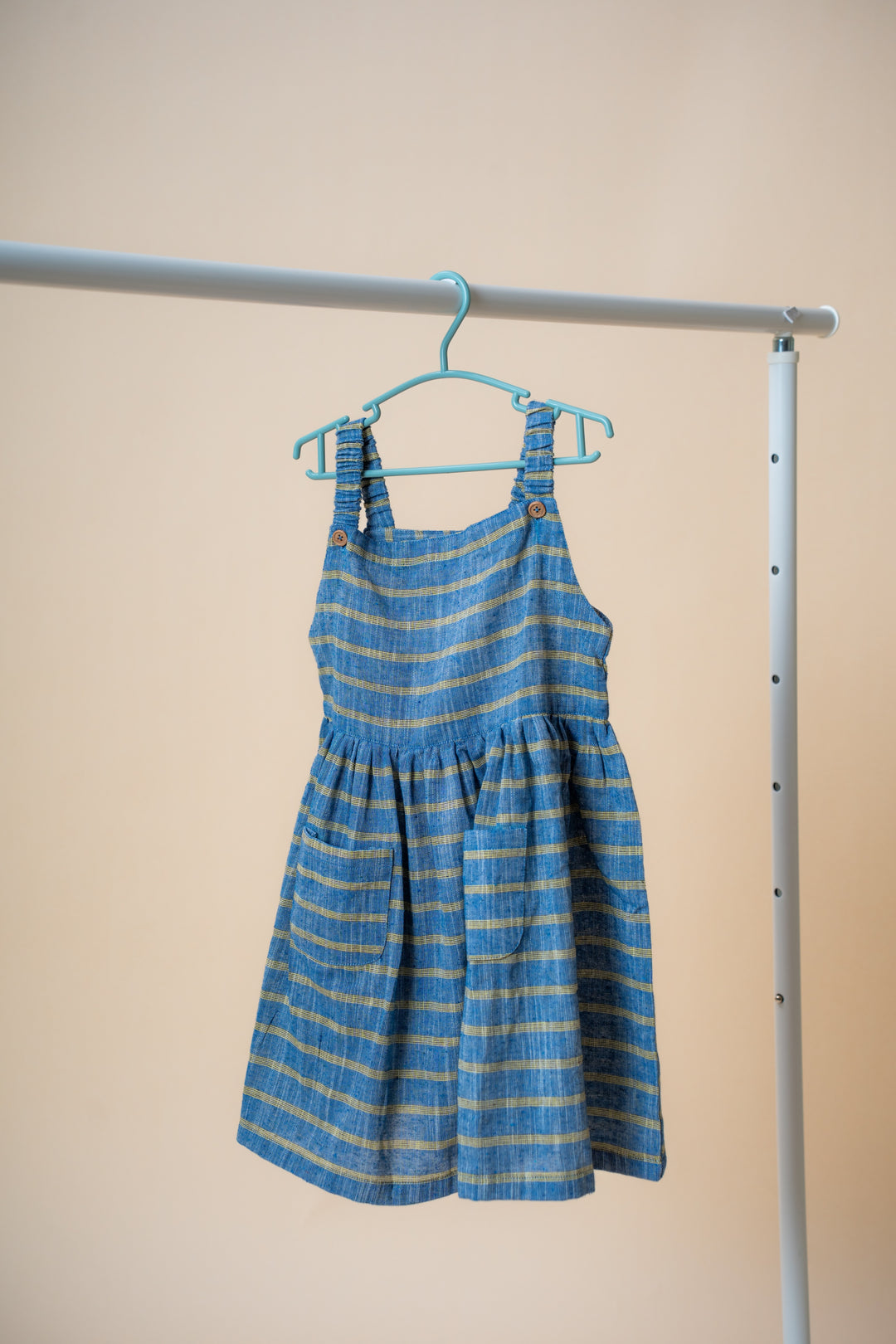 Sunbeam Stripes Dress with Cream T-shirt