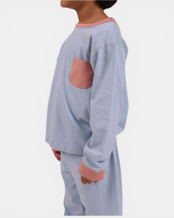 Sky Snuggle – Soft Basics Night Suit ☁️