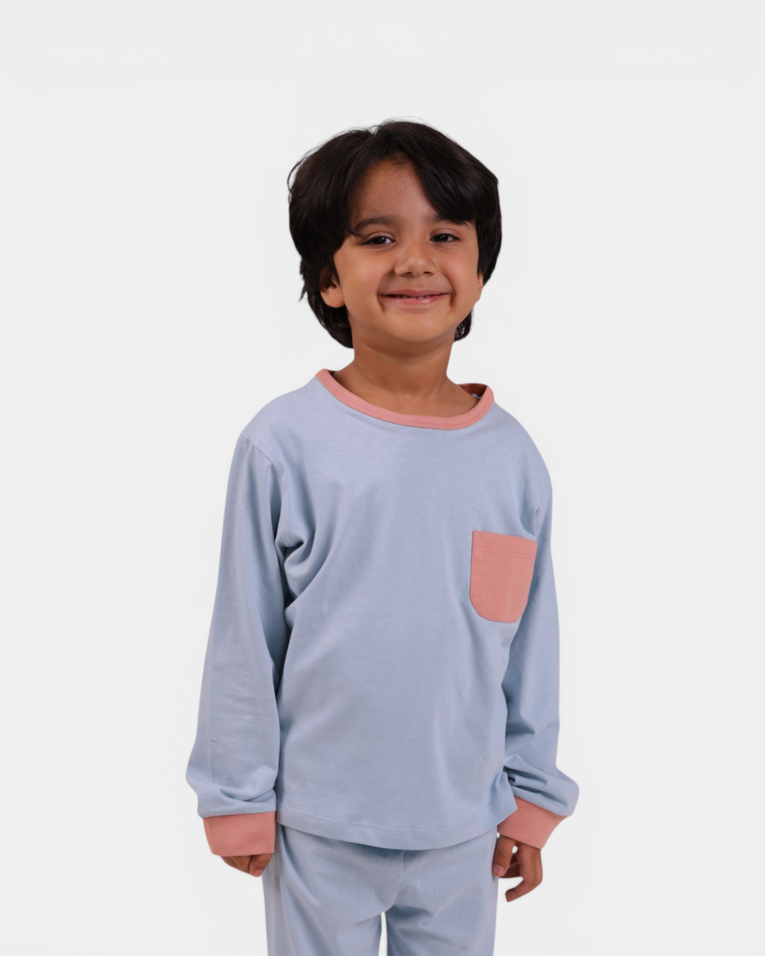 Sky Snuggle – Soft Basics Night Suit ☁️