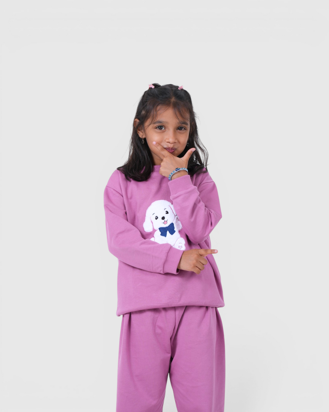 🤍 Kippy the White Dog - Full-length Snuggle Set