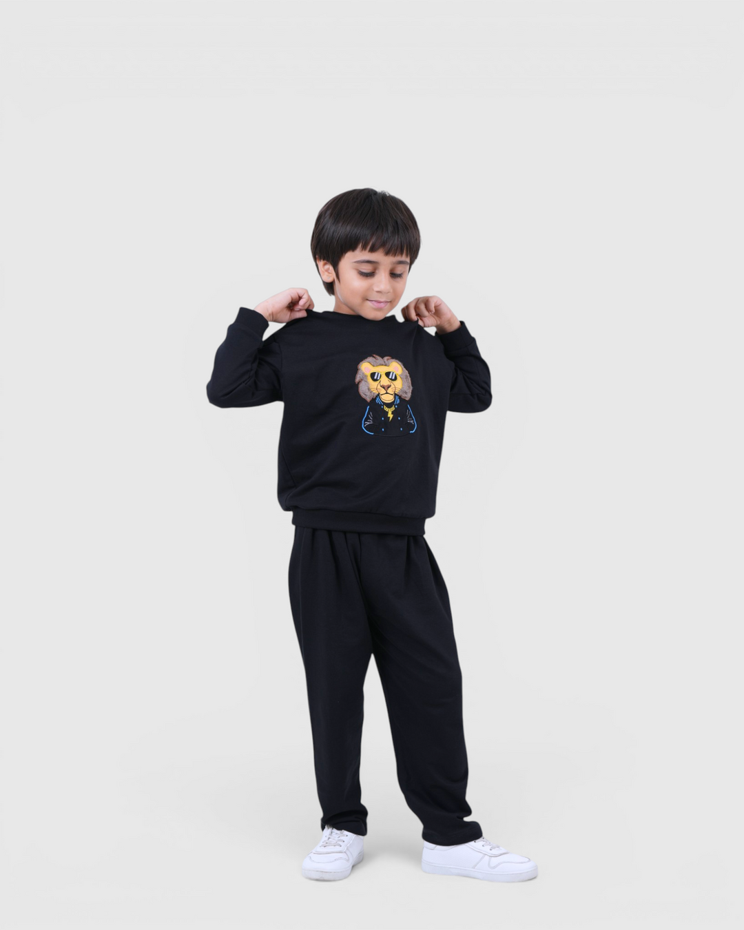 🦁 Lumo the Lion - Black - Full-length Snuggle Set
