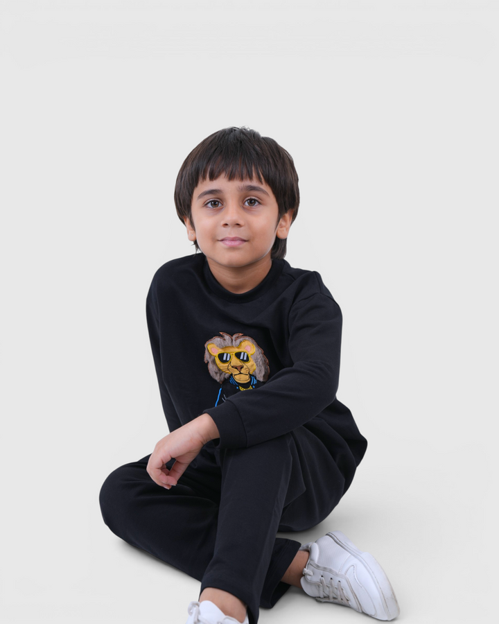 🦁 Lumo the Lion - Black - Full-length Snuggle Set