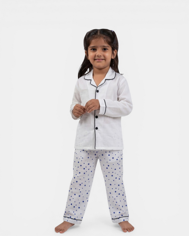 Midnight Dots Night Suit 🌙