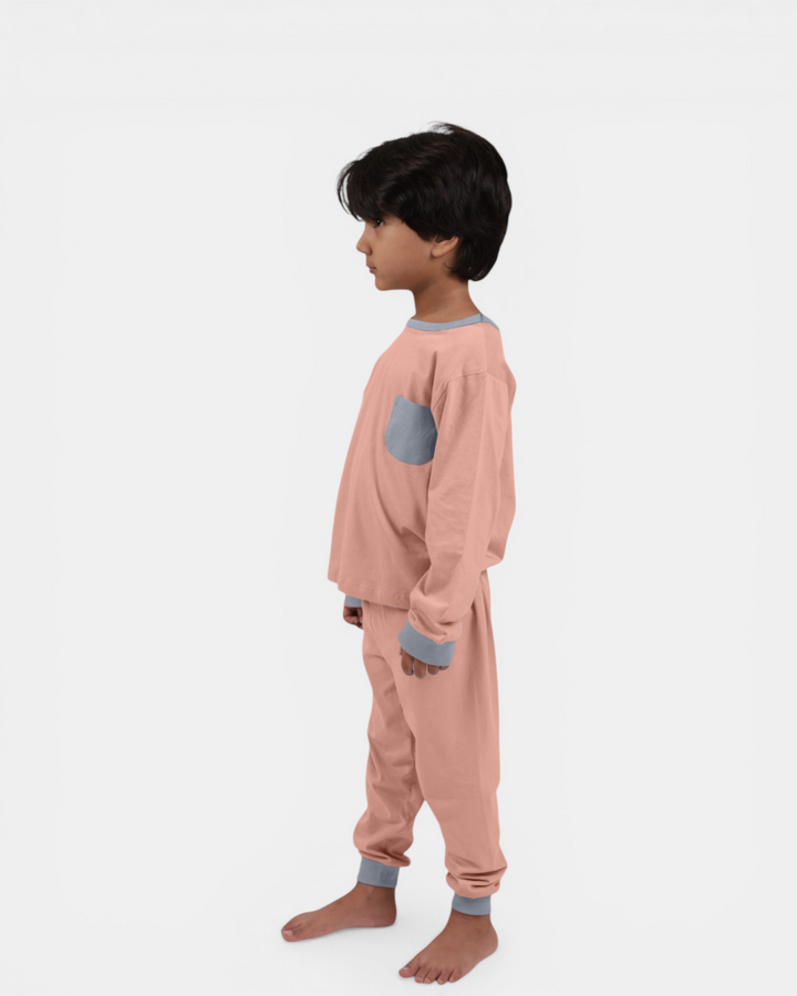 Blush Breeze – Soft Basics Night Suit 🌸