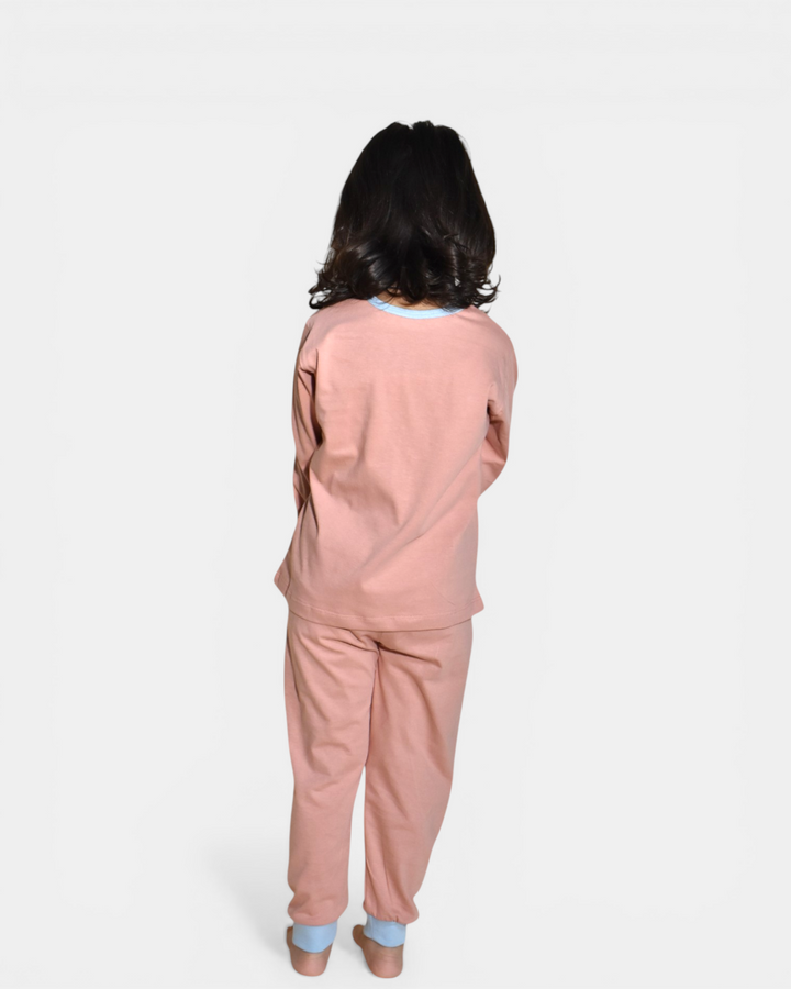 Blush Breeze – Soft Basics Night Suit 🌸