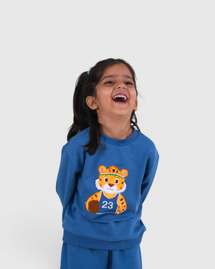 🐯 Tigo the Tiger - Blue - Pyjama Snuggle Set