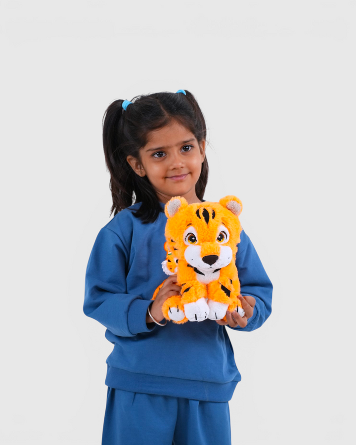 🐯 Tigo the Tiger - Blue - Pyjama Snuggle Set
