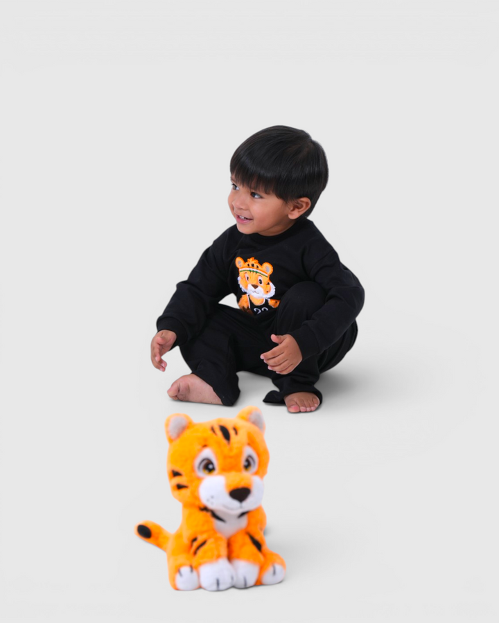 🐯 Tigo the Tiger - Black - Pyjama Snuggle Set