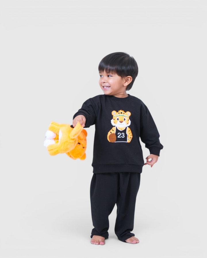 🐯 Tigo the Tiger - Black - Pyjama Snuggle Set