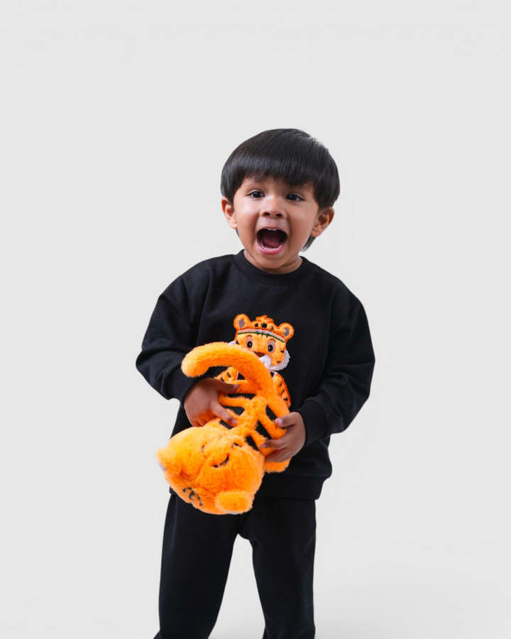 🐯 Tigo the Tiger - Black - Pyjama Snuggle Set